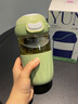 XKJ德國(guó)生活茶杯個(gè)人專用高檔精致喝茶杯子茶水分離泡茶水杯女士 無(wú) 鉛 玻 璃【杏白】 曬單實(shí)拍圖