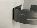 卡貝（cobbe）免打孔毛巾架 衛生間浴室槍灰浴巾桿 太空鋁壁掛墻角置物架掛鉤 【輕奢】加厚浴巾架四件套 60cm 曬單實(shí)拍圖