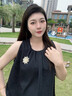 SHILUOZHEN七夕情人節(jié)禮物送女友愛人老婆胸針高檔女奢侈大氣防走光別針胸花 雪花胸針【精美禮盒】 曬單實(shí)拍圖