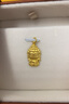 周生生足金本命佛普賢菩薩(生肖龍、蛇)黃金吊墜 89233P計(jì)價(jià) 2.55克 曬單實(shí)拍圖