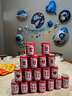 紅發(fā)夾生日場(chǎng)景布置男孩太空人奧特曼3-10歲成長(cháng)禮kt板氣球裝飾背景墻 太空人奇幻生日氣球（含打氣筒） 曬單實(shí)拍圖