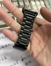斯泰克適用于小米手環(huán)9pro/8pro表帶金屬不銹鋼三株精鋼手環(huán)帶智能運(yùn)動腕帶替換表帶黑色 曬單實拍圖