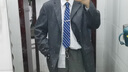 AREA法國進(jìn)口領(lǐng)帶男拉鏈?zhǔn)浇Y(jié)婚新郎免打正裝藍(lán)色西裝口袋巾胸針套裝 藍(lán)色細(xì)斜紋[領(lǐng)帶禮盒] 曬單實拍圖