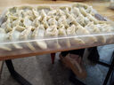 餃子盒家用分裝放食品級(jí)速凍冰箱冷凍密封保鮮水餃托盤其他收納盒 【3層1蓋】帶提手：放210個(gè)餃子 曬單實(shí)拍圖