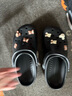 crocs卡駱馳檀健次同款洞洞鞋男沙灘鞋|10001 黑色-001 41/42(260mm) 曬單實(shí)拍圖