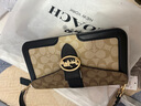 蔻馳（COACH）【官方授權(quán)店】coach女包酒神包腋下手提單肩斜挎包送女友老婆 5509IMRKY卡其色黑色 曬單實(shí)拍圖