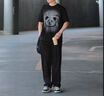 森馬（Semir）短袖T恤男國(guó)潮熊貓印花t恤內(nèi)搭寬松2025夏季上衣時(shí)髦109325100124 曬單實(shí)拍圖