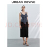 UR2025夏季新款女裝設(shè)計(jì)感扭結(jié)格紋棉質(zhì)吊帶衫UWG250128 深藍(lán)色格子 (領(lǐng)口偏低) XS 曬單實(shí)拍圖