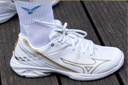MIZUNO美津濃WAVE CLAW 3鷹爪3代三代羽毛球鞋NEO輕量靈活快速男女通用 白金 鷹爪3代 【熱銷款】 37 =235mm 曬單實拍圖