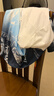 啄木鳥（TUCANO）男士夏季冰絲套裝t恤短袖短褲漸變色休閑運動衣服男裝兩件套 D20天藍套裝 【圓領(lǐng)】漸變宇航員 3XL 約155~175斤可穿 曬單實拍圖