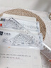 得力（deli）大數字套尺尺子四件套易讀取三角尺直尺格尺量角器透明規格中高考試幾何工具考試推薦套裝 【20cm四件套】大數字易讀取 曬單實(shí)拍圖