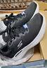 斯凱奇（Skechers）男鞋夏季新款軟底輕便運動(dòng)鞋減震透氣跑步鞋網(wǎng)面黑色休閑鞋 220898-BKGY 40 曬單實(shí)拍圖