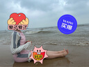 Kocotreekk樹兒童泳衣防紫外線耐氯長袖分體男女孩泳衣撞色 貝殼粉 160 曬單實拍圖
