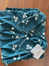 舒雅（Schiesser）女士棉莫代爾翻領(lǐng)印花短袖短褲睡衣家居服套裝E1/22388H 深綠 M 曬單實(shí)拍圖