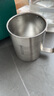 美廚（maxcook）316不銹鋼水杯 雙層泡茶杯口杯兒童學(xué)生帶蓋手柄400ml  MCB1112 曬單實拍圖