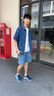 asics亞瑟士乒乓球鞋男夏季新款透氣回彈訓練鞋網(wǎng)面減震高端防滑運動鞋 [亞瑟士]白色/藍色-1071A104-402 41.5 /260 曬單實拍圖