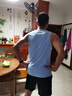 卡爾美（KELME）跑步背心男2025夏季新款馬拉松訓練速干衣足球健身無(wú)袖T恤 淺彩藍 2XL 曬單實(shí)拍圖