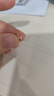 吊墜扣Au750彩金扣頭無事牌平安扣玉墜扣翡翠夾扣水晶通用不掉色 【18K玫瑰金】單針吊墜扣 曬單實拍圖
