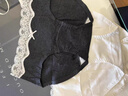 讓霧內(nèi)褲女純棉夏季薄款純欲蕾絲中腰少女三角內(nèi)褲褲衩褲頭甜美舒適 蕾絲花邊純棉3條【黑灰+灰+白】 L 【建議100-115斤】 曬單實(shí)拍圖