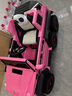 益京奔馳大g兒童電動(dòng)車(chē)四輪遙控?fù)u擺可坐大人小孩寶寶越野親子玩具車(chē) 頂配烤漆粉+六驅(qū)軟輪遙控?fù)u擺+皮座藍(lán)牙+可坐大人 曬單實(shí)拍圖