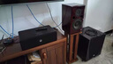2025新品無線藍(lán)牙音箱木質(zhì)家用HIFI超重低音炮U盤電腦臺(tái)式車載音 110W頂配發(fā)燒版（胡桃色） 曬單實(shí)拍圖