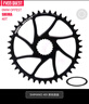 PASS QUESTPASS QUEST禧瑪諾牙盤m8100 7100 6100直裝正負(fù)齒盤片山地單盤 SHIMANO 40t 黑色圓盤 曬單實拍圖