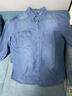 XSQP天絲牛仔襯衫女2025長(cháng)袖春夏新款垂感時(shí)尚法式復古牛仔上衣薄款 藍色 M 建議110-125斤 曬單實(shí)拍圖