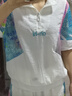 皮爾卡丹（pierre cardin）輕奢運(yùn)動(dòng)休閑套裝女夏季時(shí)尚中長袖歐貨冰絲短袖長褲薄款兩件裝潮 白藍(lán) XL【115-125斤  】 曬單實(shí)拍圖
