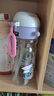 babycare兒童水杯二合一戶(hù)外運動(dòng)水杯大容量寶寶吸管杯幼兒園兒童水壺 -維卡紫 600ml 曬單實(shí)拍圖