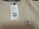 哈吉斯（HAZZYS）男裝 夏款男上衣華夫格垂感寬松圓領(lǐng)短袖T恤男ASTZE0BBX57 淺米色LI XL （180/100A 50） 曬單實(shí)拍圖