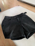 HOLLISTER25夏新款baggy風(fēng)甜辣低腰可翻邊牛仔短褲女裝KI349-5121 水洗黑色 26 160/66A 2標(biāo)準(zhǔn)版 曬單實拍圖