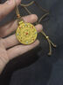 CHARMING SNOW八寶羅盤足銀999琺瑯彩鏤空剛杵吊墜項(xiàng)鏈送媽媽節(jié)送女友生日禮物 八寶納福項(xiàng)鏈【樣式二】+證書 曬單實(shí)拍圖
