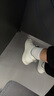 海瀾之家（HLA）板鞋男鞋2025春夏季新款透氣厚底增高休閑小白鞋男經(jīng)典休閑鞋子男 白藍(lán)色 44 曬單實(shí)拍圖