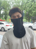 南極人防曬面罩男掛耳頭巾圍脖面巾女戶外男士騎行防曬面罩脖套 經(jīng)典黑 曬單實(shí)拍圖