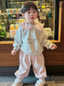 奧特曼童裝女童套裝春秋2025新款洋氣兒童秋裝時髦嬰兒衣服娃娃臉兩件套 粉色 73 建議7-9個月13-18斤 曬單實拍圖