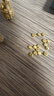 領(lǐng)豐金黃金豆豆AU9999足金實心真金豆子收藏節(jié)日禮物送女友節(jié)日小金豆 金豆1g 曬單實拍圖