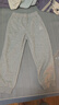 鴻星爾克（ERKE）童裝男女童褲子兒童大小童春秋針織長(cháng)褲亮淺花灰130 曬單實(shí)拍圖