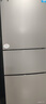 海信（Hisense）210L三開門超薄大容量電冰箱 三溫區(qū)中門變溫軟冷凍 節(jié)能靜音小占地家用租房小戶型宿舍神器 曬單實拍圖