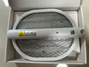 久量電蚊拍鋰電滅蚊拍家用充電量顯示蚊燈照明壁掛紫光誘蚊基孔肯雅熱 曬單實(shí)拍圖