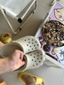 卡駱馳（crocs）經(jīng)典Clog男女洞洞鞋一腳蹬沙灘鞋 CR10001-2Y2  38  曬單實(shí)拍圖