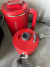 摩飛電器（Morphyrichards） 破壁機家用迷你 多功能加熱豆?jié){機養(yǎng)生壺一機兩用MR8200 破壁機-英倫紅-單機 0.6L 曬單實拍圖