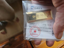 菜百首飾 足金黃金Au999.9金條 50克梯形投資金條百投資黃金金條金磚 50克 曬單實(shí)拍圖