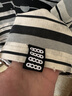 【高瀚宇同款】GOOD BRAND水洗破壞做臟條紋寬松短袖T恤男女同款 卡其色 L 曬單實拍圖