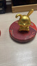 銅師傅《金韻天成十二生肖》真金鎏鍍銅擺件 裝飾工藝品 十二生肖之兔 曬單實拍圖