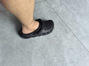 crocs卡駱馳蝸輪洞洞鞋|208776 黑色-001 43(270mm)  曬單實(shí)拍圖