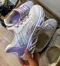 Skechers斯凱奇閃穿鞋女童春秋懶人一腳蹬休閑鞋時(shí)尚輕便運(yùn)動(dòng)鞋319055L 曬單實(shí)拍圖