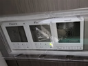 ZUKOLB  防水盒粘貼式雙86加高插座防濺盒室內(nèi)衛(wèi)生間開關(guān)保護蓋罩防水罩 86型四聯(lián)【透明】 曬單實拍圖