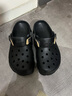 卡駱馳crocs經(jīng)典特林洞洞鞋|206340 黑色-001 41/42(260mm)  曬單實拍圖