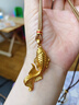 RU XiN直播爆款越南沙金大魚(yú)海棠吊墜金魚(yú)錦鯉掛件女項(xiàng)鏈 曬單實(shí)拍圖