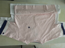 Champion冠軍短袖女新款拼接撞色美式復(fù)古風(fēng)T恤潮牌寬松 白色 M 曬單實(shí)拍圖